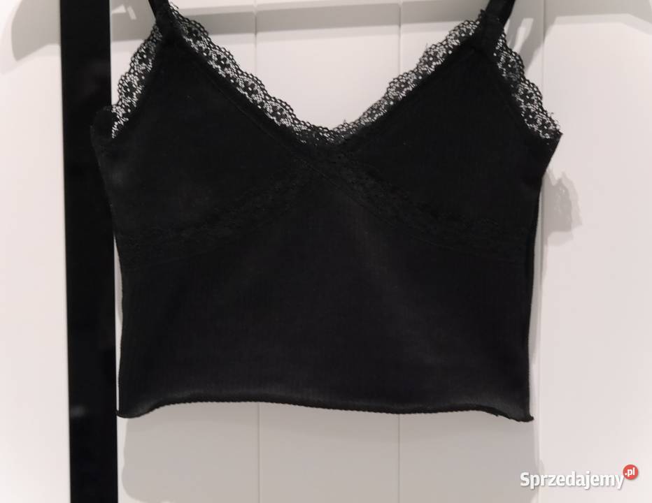 HM świetny top koronka 34 XS Inny materiał Wrocław