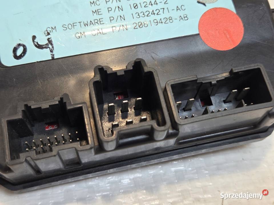 Moduł sterownik klapy tył bagażnika Opel