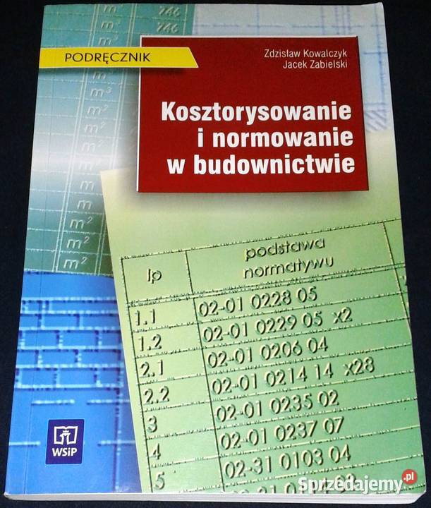 Kosztorysowanie i normowanie w budownictwie Chełm sprzedam