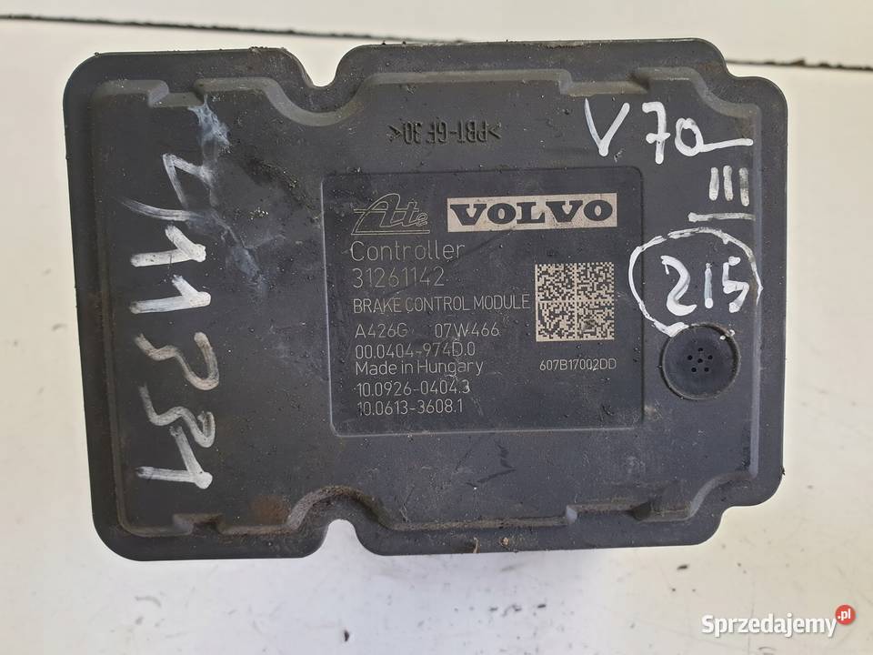 Volvo V70 III S80 II POMPA ABS Sterownik Janów
