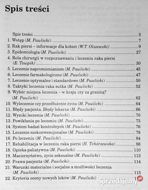 Rak piersi nowe nadzieje i możliwości leczenia miękka Chełm sprzedam