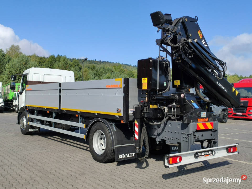 Renault Midlum 180240DXI HDS HYVA HB170E2 Udzwig centralny zamek Widełki