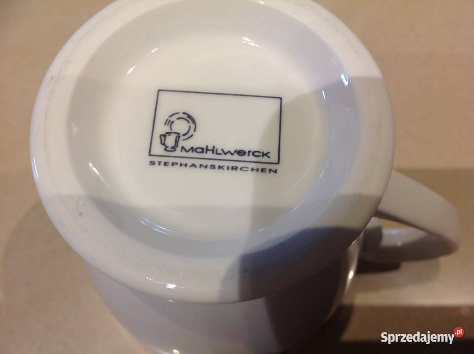 Kubek Filiżanka Porcelana MAHLWERCK STEPHANS Wyposażenie wnętrz Nowa Sól