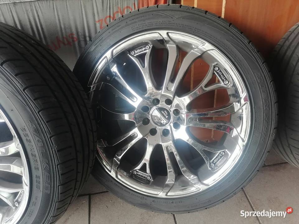 Koła felgi aluminiowe CHROM 4x100 18 VIA Samochodowe lubuskie Sulechów sprzedam
