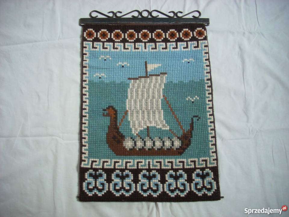Gobelin Obraz Łódź Morze sprzedam