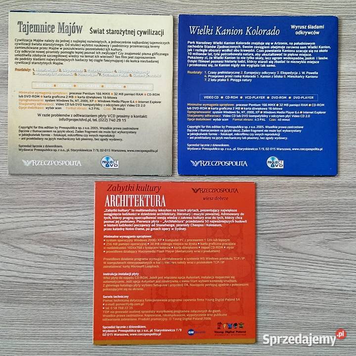 Płyty edukacyjne Rzeczpospolita Majowie Kanion Kraków sprzedam
