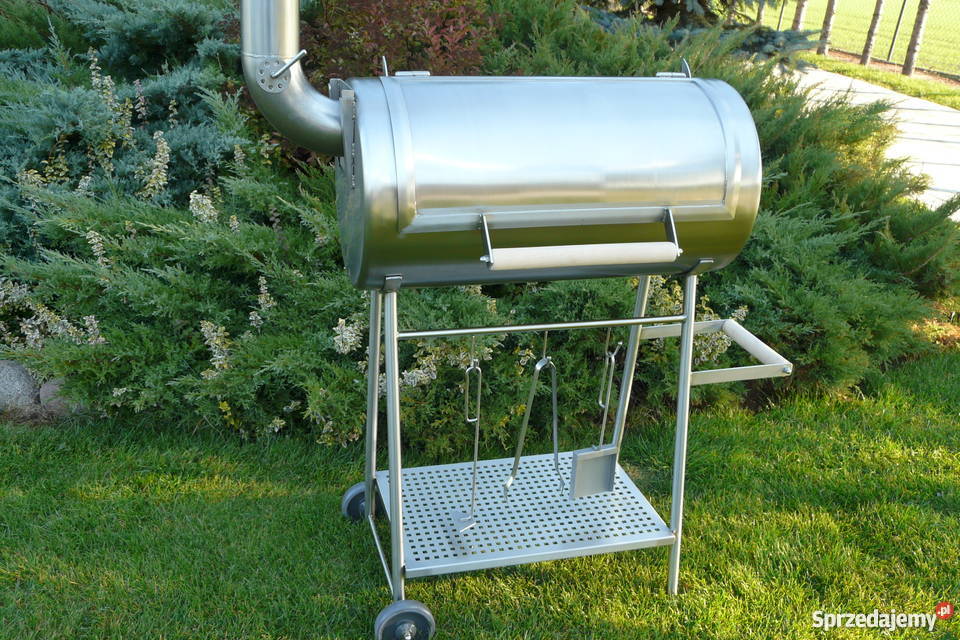 Grill beczka ze stali nierdzewnej Jutrosin