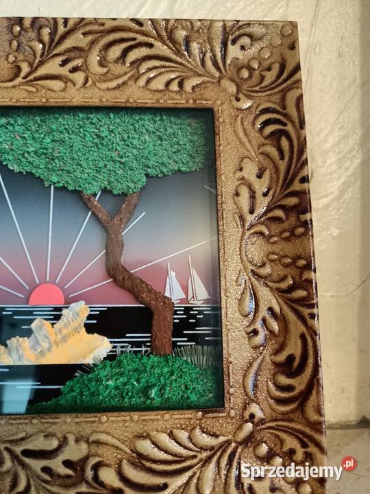 ŚCIENNY OBRAZ DIORAMA MAŁA EGZOTYKA WSCHÓD Zamość