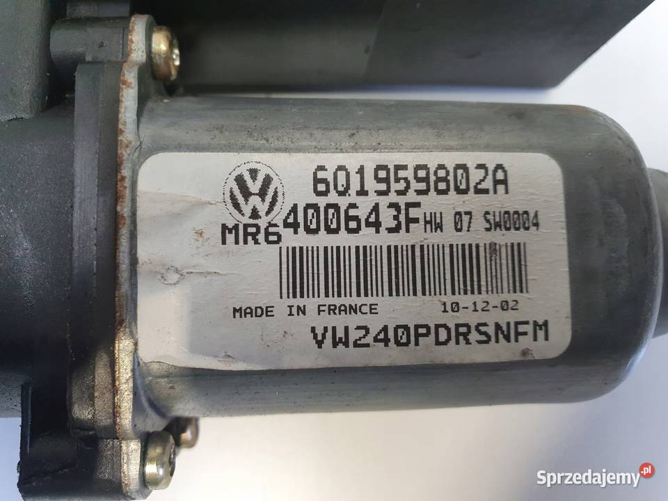 VW Polo IV PRAWY SILNICZEK PODNOSZENIA SZYBY osobowe Chełm