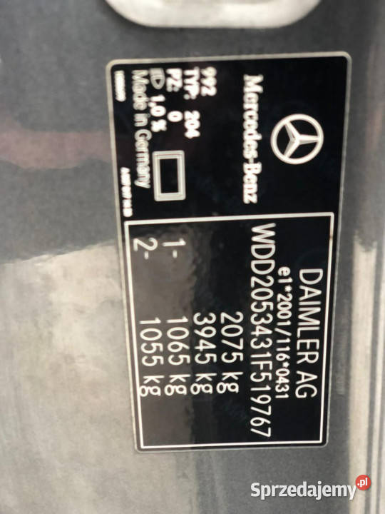 Mercedes C 200 Polski Salon bezwypadkowy W205 światła LED Banino