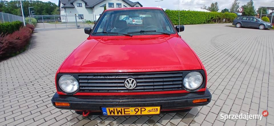 Volkswagen Golf 1991 zabytkowy żółte tablice manualna Golf Łochów