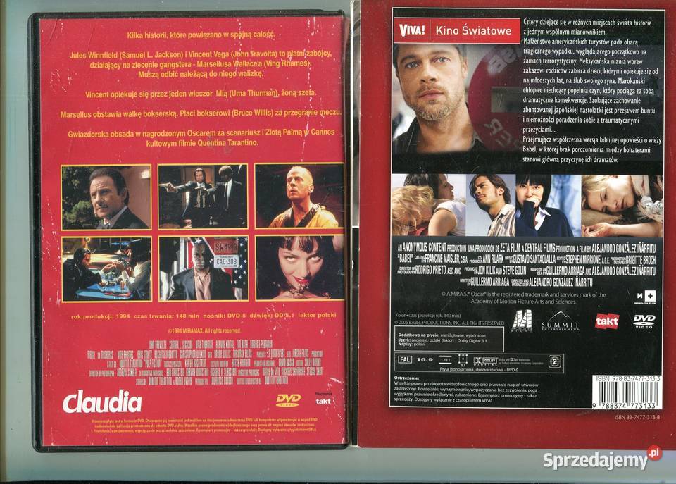 Babel Pulp Fiction 2 Filmy DVD Filmy Szczecin