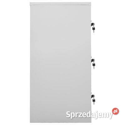 vidaXL Szafka zamykana na klucz szarozielona mazowieckie sprzedam