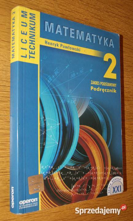 Henryk Pawłowski Matematyka 2 Parczew sprzedam