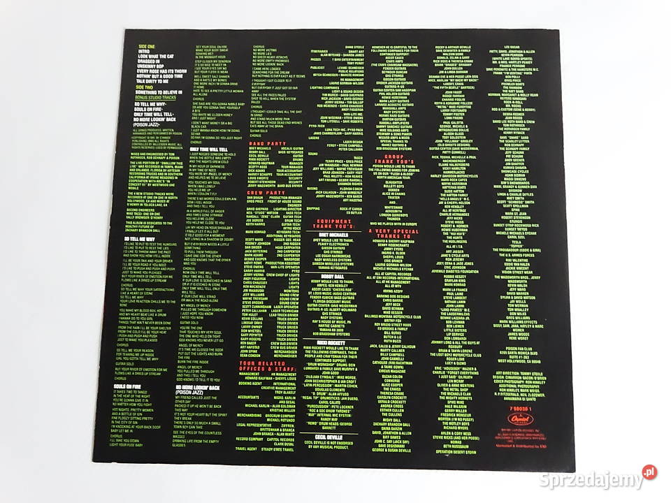 Winyl POISON Swallow This Live 1991 Biłgoraj sprzedam