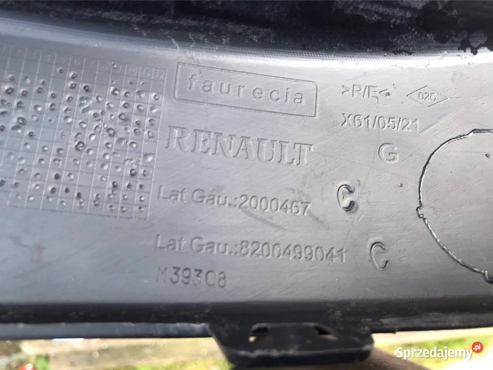 Renault Kango II narożnik zderzaka lewy tył Części Rzeszów sprzedam