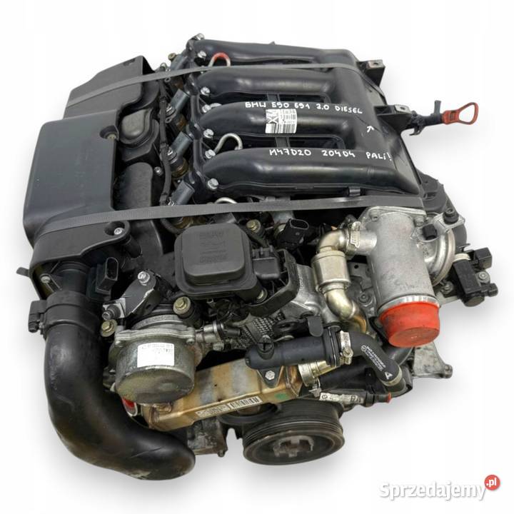 SILNIK M47D20 BMW E90 E91 E92 20 D DIESEL 204D4 Części samochodowe lubelskie Chełm