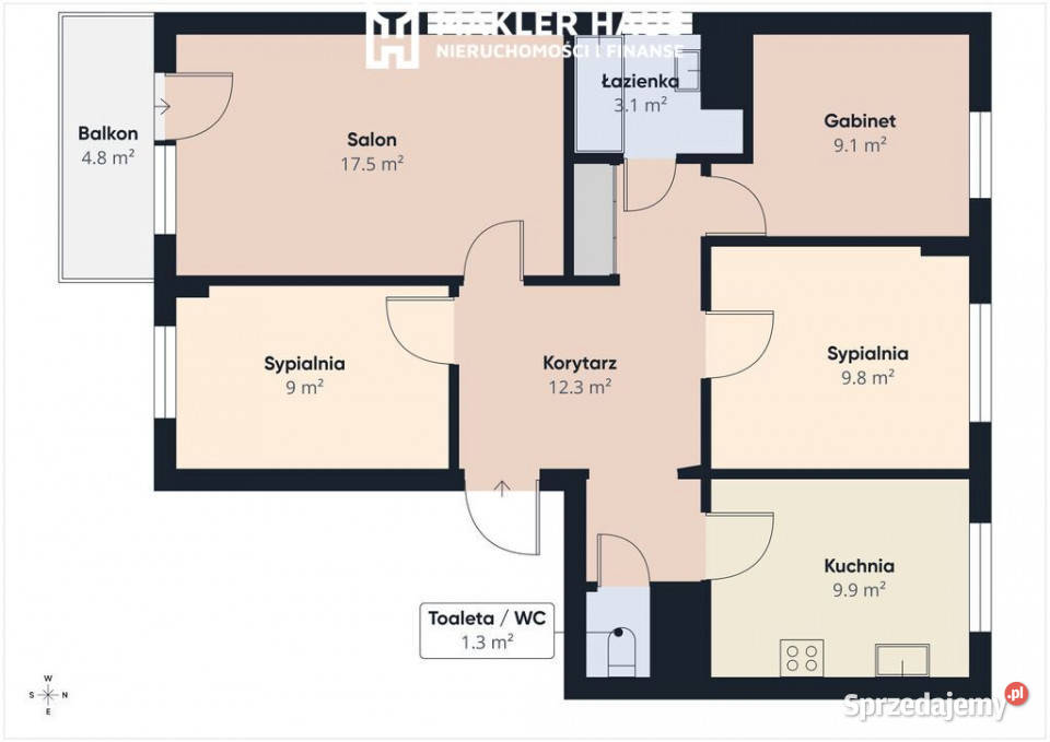 Mieszkanie 4 pokojowe Lityńskiego Suwałki sprzedam