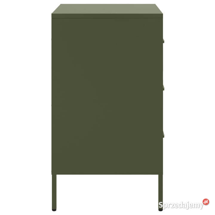 Szafka nocna oliwkowa 36x39x68 stal WM843086 mazowieckie Warszawa