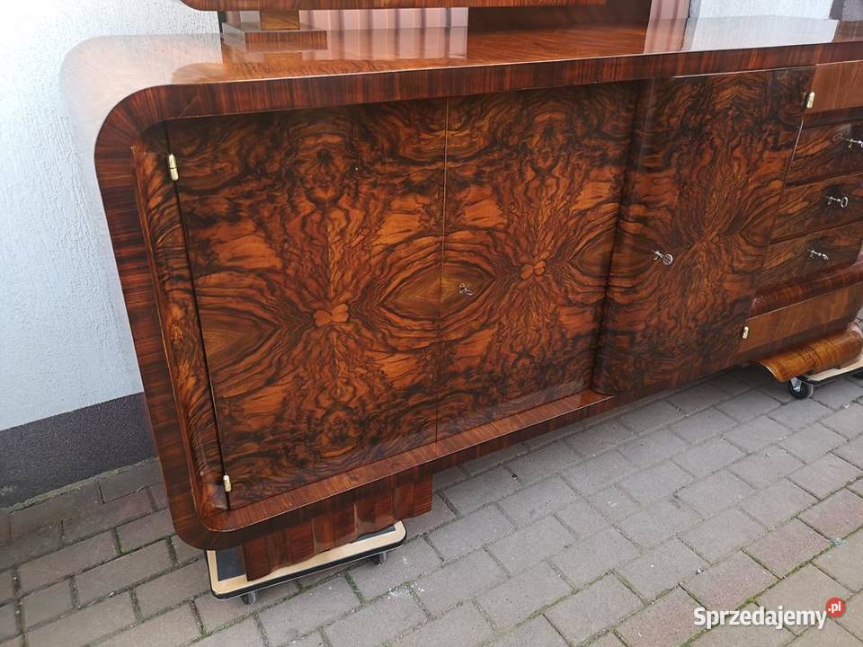 Bufet Komoda ARTDECO Unikat Orzech Politura Swarzędz