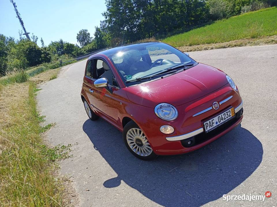 Fiat 500 14 16V czerwony Żywiec