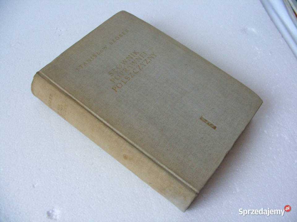 Słownik poprawnej polszczyzny Słownik wyrazów Oborniki Śląskie