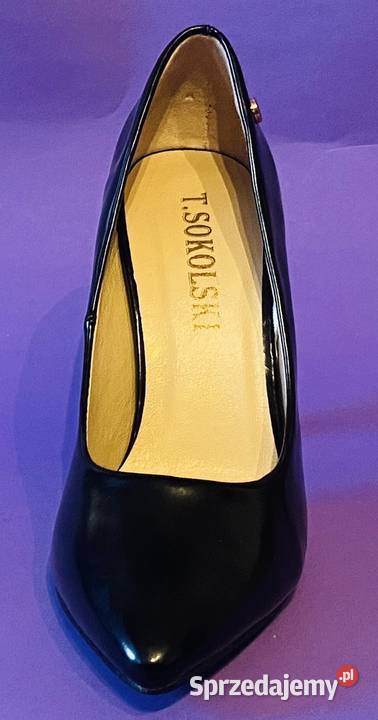 Czarne szpilki 105 rozmiar 36 807 czarny Czółenka