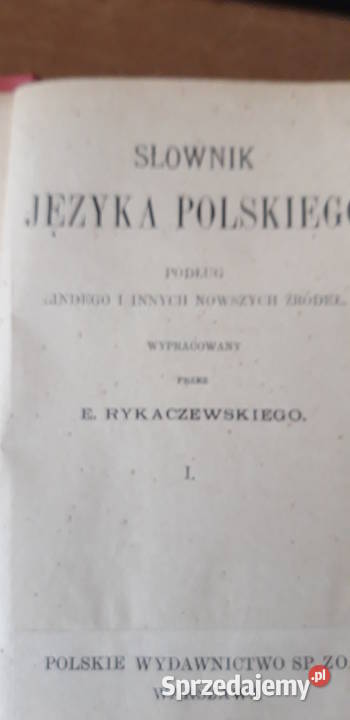4 polskie słowniki z pocz ubwieku oryginały Iwno
