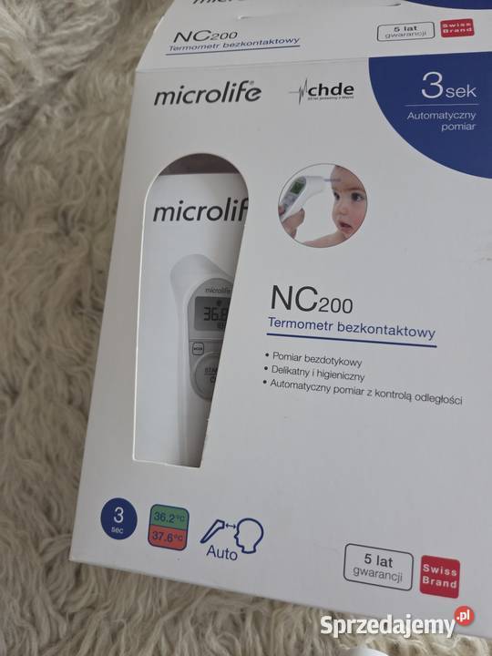 Termometr bezdotykowy Microlife NC200 nowy Warszawa