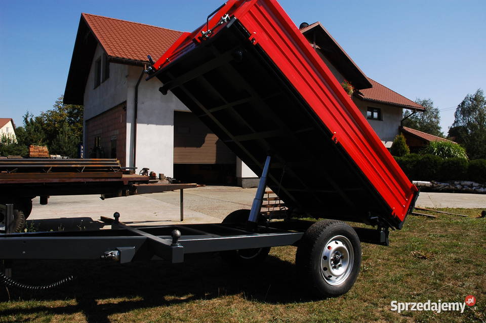 Przyczepa rolnicza 2 tony kiper John Deere nieuszkodzony Sonina