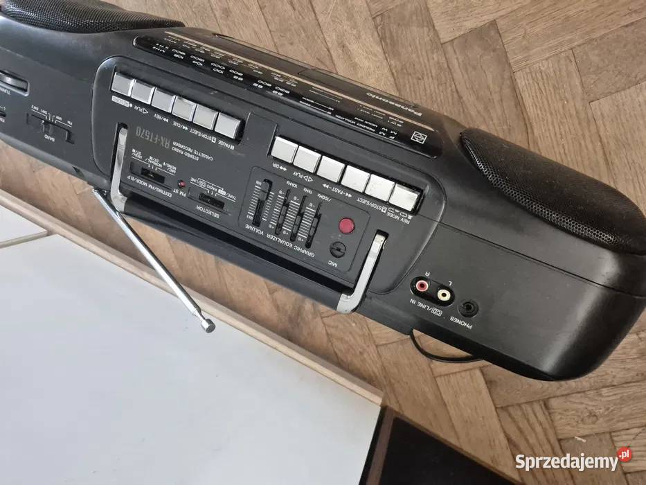 Panasonic RXft570 aux Radio boombox budowa Łódź