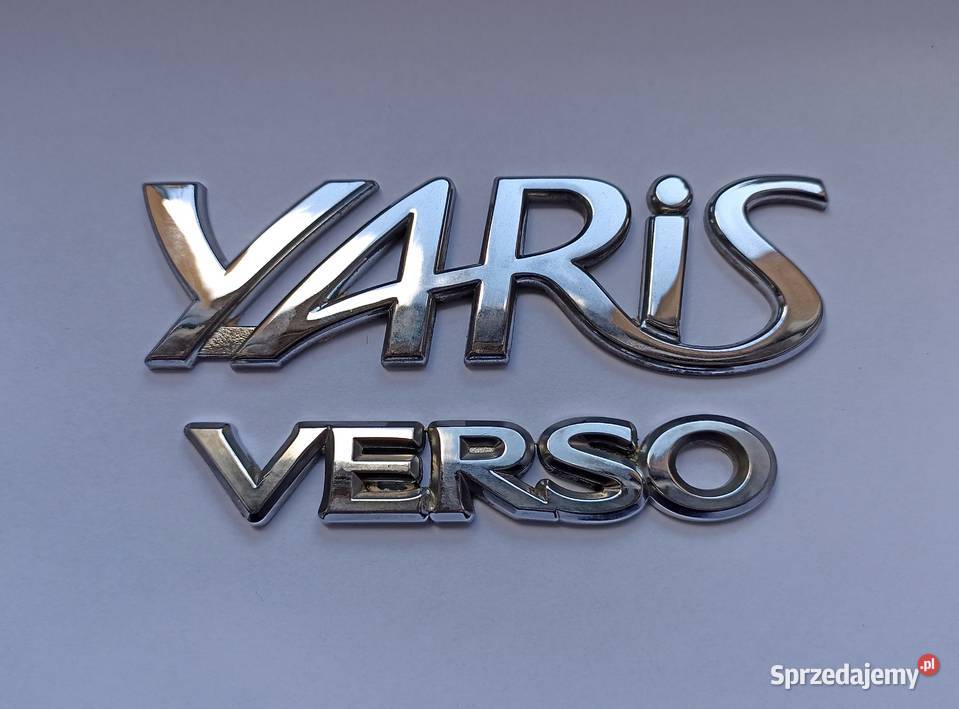 Napis emblemat Toyota Yaris Verso 9905r Lipno