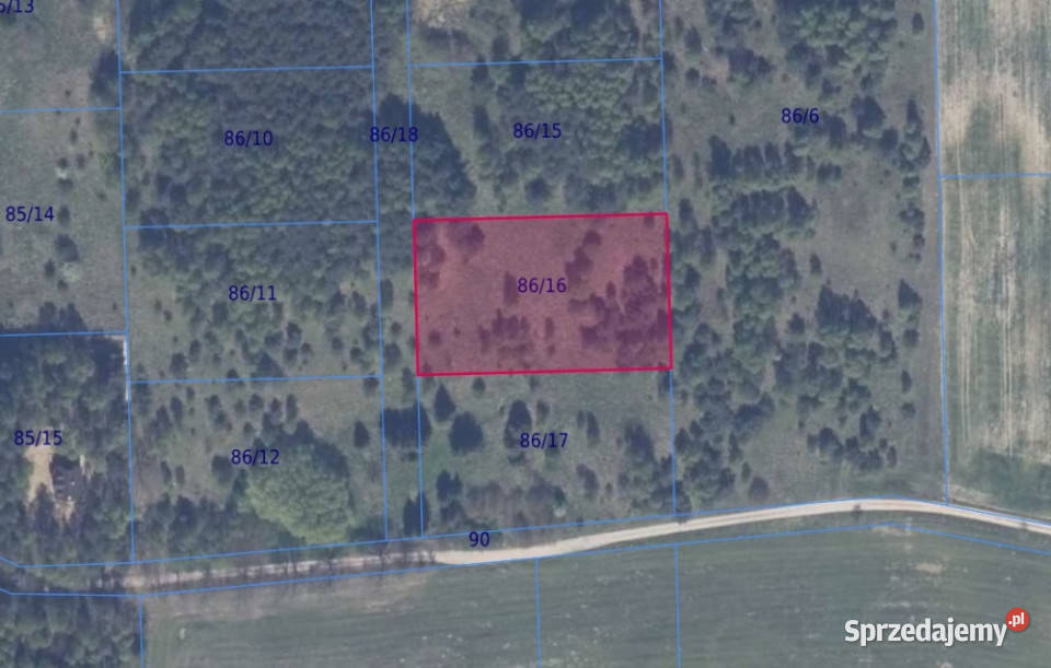 Działka 8616 w Granicznej Wsi Graniczna Wieś