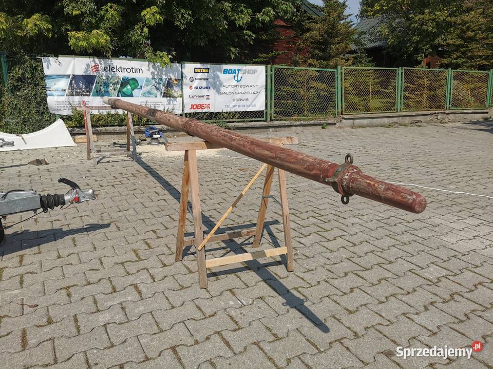 Szkutnik Dezeta Maszt drewniany Gafel bom Żeglarstwo Wyszogród