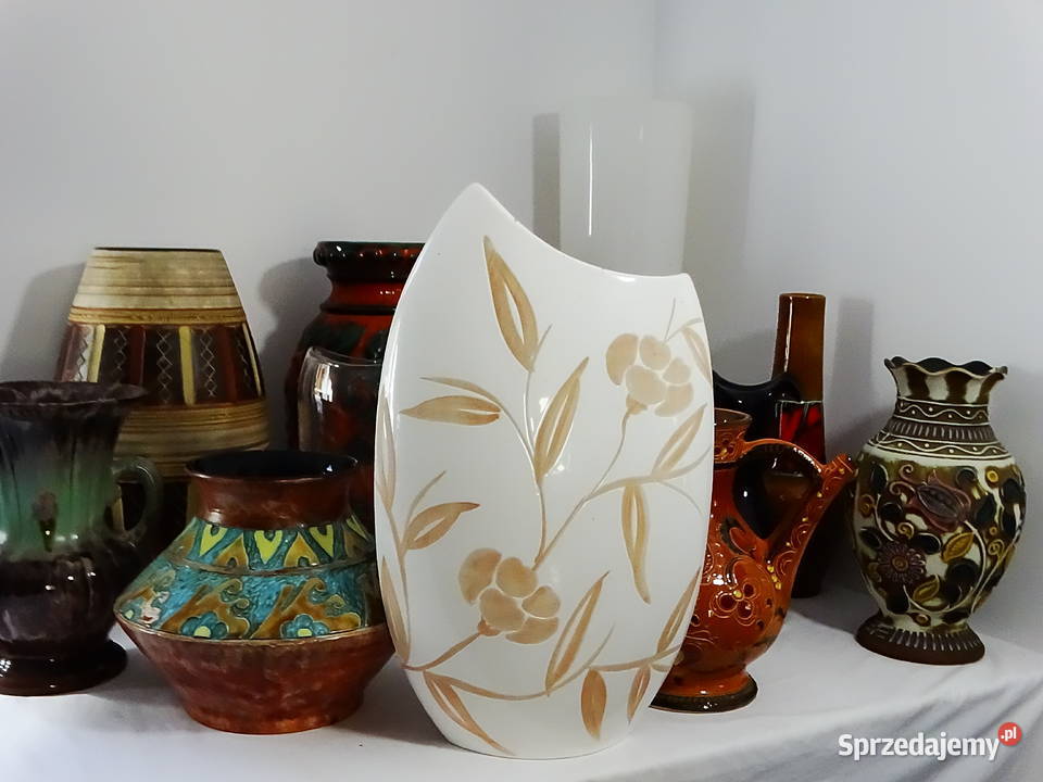 Wazony flakony dzbany naczynia na kwiaty Biłgoraj