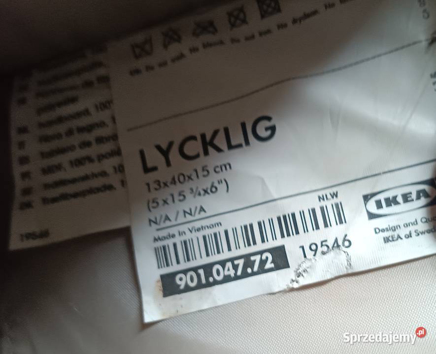 Organizer podróżny vintage retro IKEA Lycklig