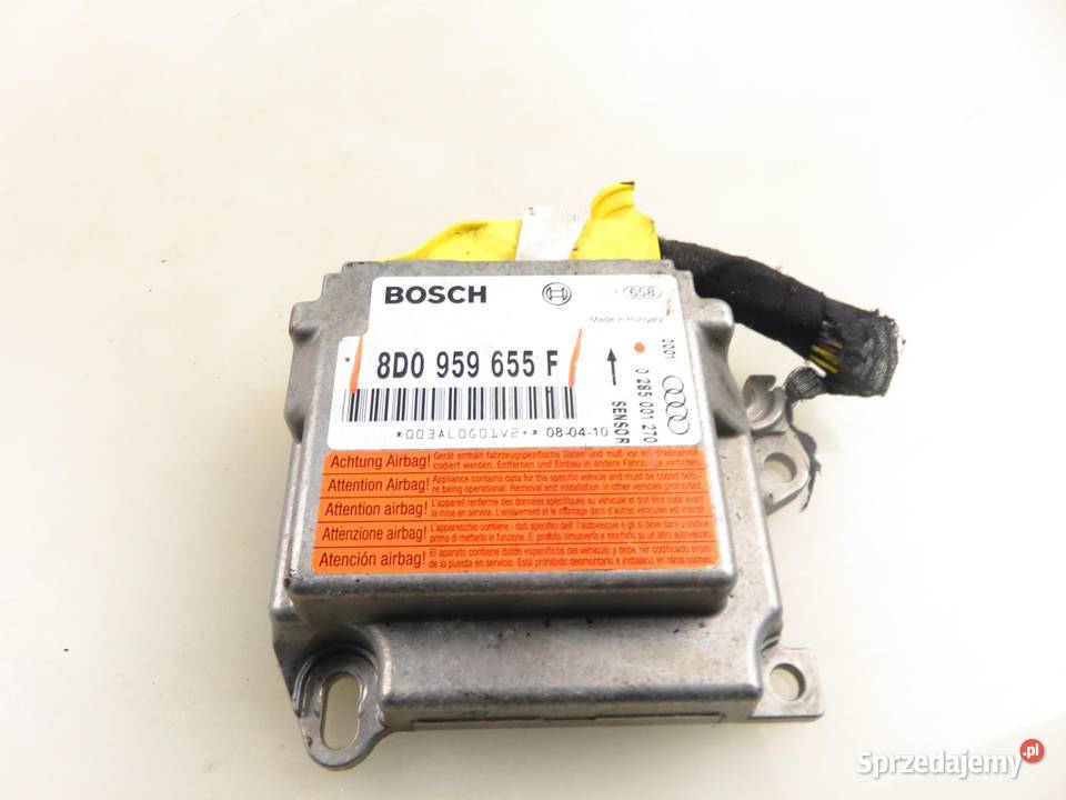MODUŁ AIRBAG AUDI A4 B5 8D0959655F 0285001270 osobowe małopolskie