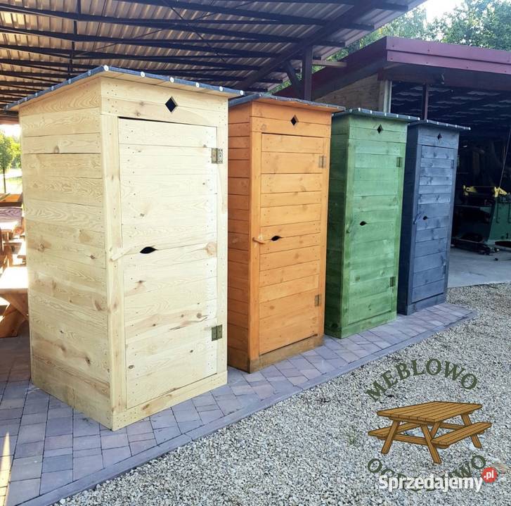 WC drewniane Kibel Swawojka solidna duża z Sosny Radomsko