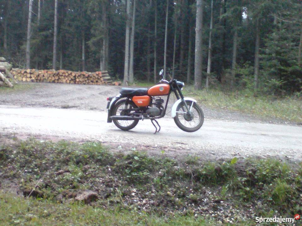 WSK 125 Gil pomarańczowy świętokrzyskie Łysów