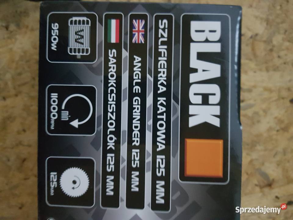 Szlifierka kątowa 125 mm 950 Wat firma Black Głogowa sprzedam