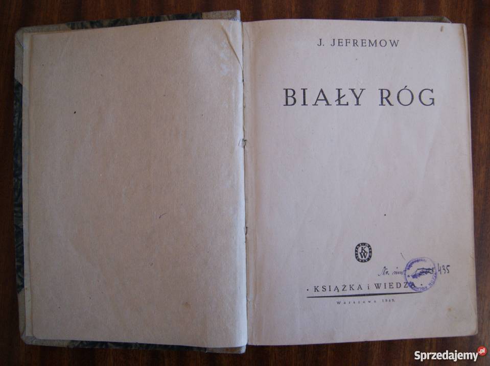 J Jefremow Biały róg 1949 lubelskie sprzedam