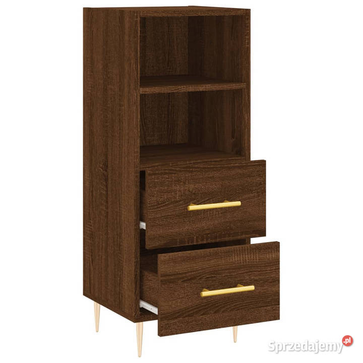 Szafka brązowy dąb 345x34x90 materiał Warszawa sprzedam