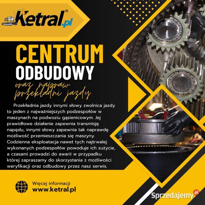 Komatsu PC12 PC15 Zwolnica Przekładnia jazdy Koziegłowy