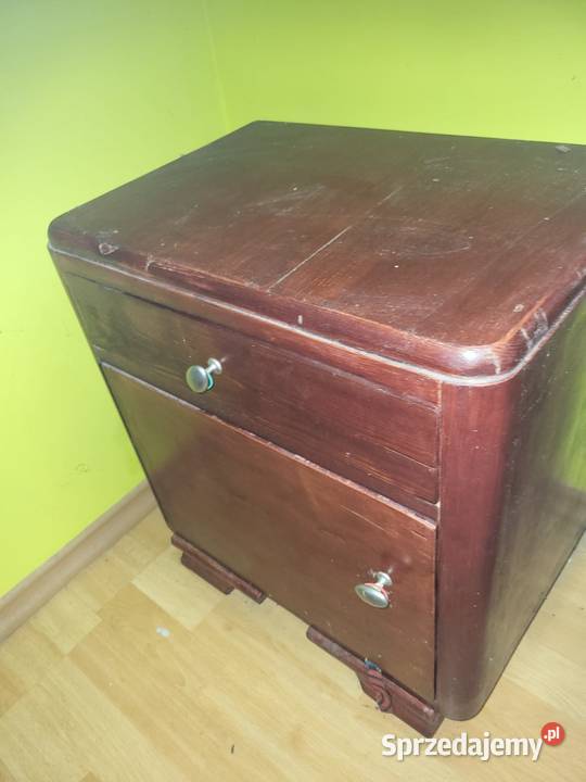 Stare Meble szafa toaletka stół 6 krzeseł plus 2