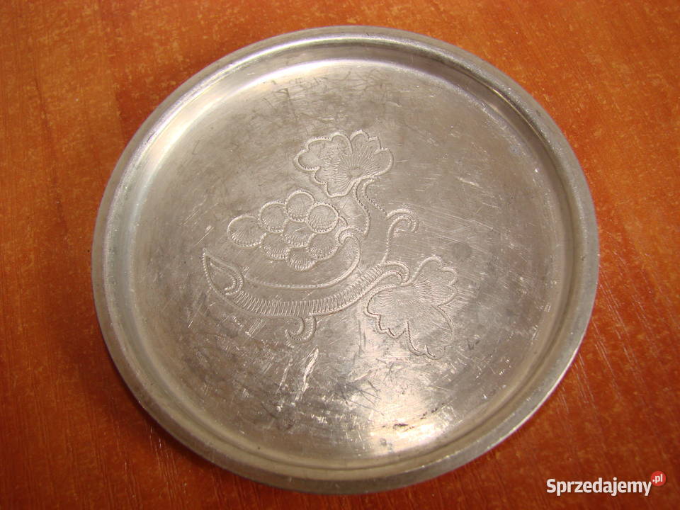 Gab Tenn mała cynowa podstawka pomorskie Pruszcz Gdański