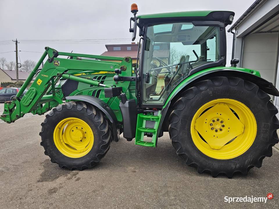 ohn Deere 6115R ładowacz JD H340 2013 TLS Super