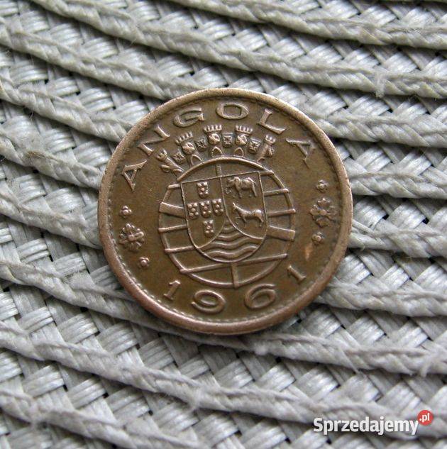 Angola Portugalska 50 Centavos 1961r Numizmatyka Kalisz