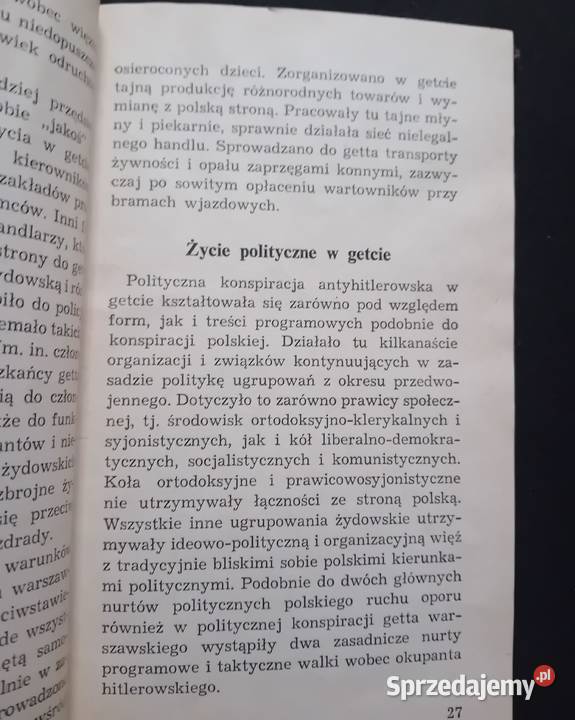 Wacław Poterański Warszawskie Getto KiW 1968 r