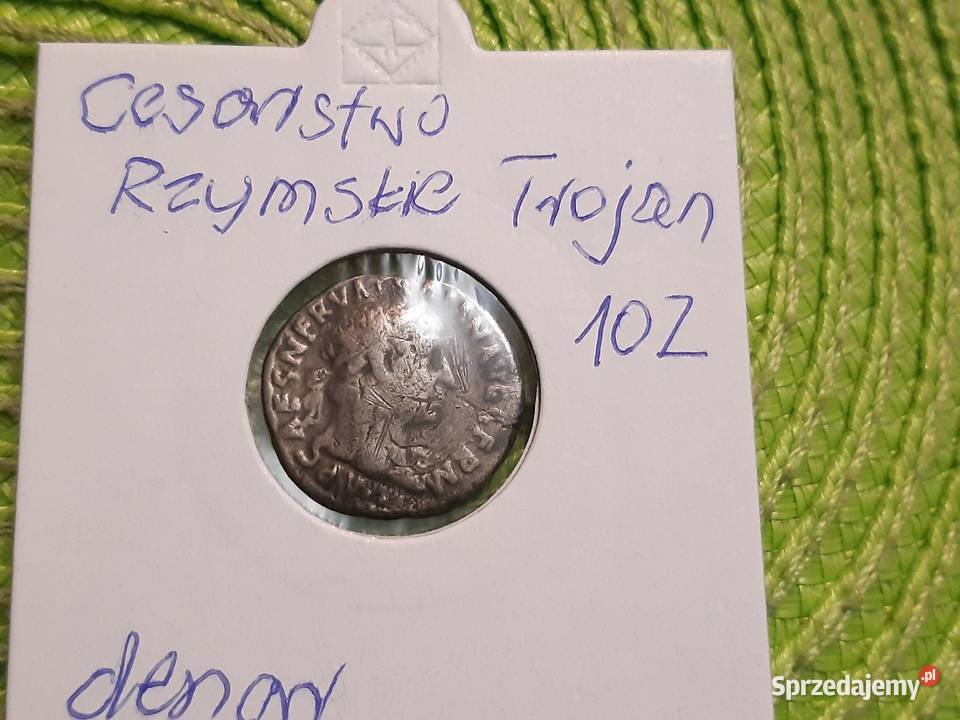 moneta srebrna denar Cesarstwa Rzymskiego cesarz Łomża sprzedam