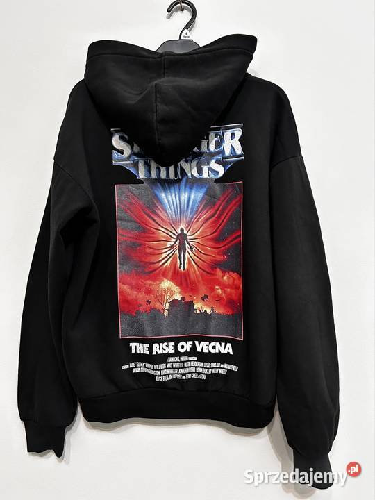 Bluza Stranger Things XS czarna bluza z kapturem mazowieckie Wyszków